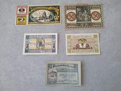 Bankovka stará bankovka Platidlo Sbírka Německo Nouzovky 50  Peníze