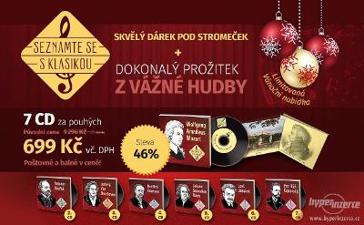 Výprodej kolekce SEZNAMTE SE S KLASIKOU (7 CD + 3 DÁRKY) 62 % SLEVA