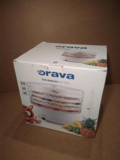Sušička ovoce ORAVA SU-103 A , 125 W - Nekompletní ( BC 1039 Kč ) - Malé kuchyňské spotřebiče