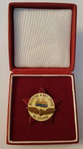 Stará medaile / řád / vyznamenání ČSR BEZPEČNĚ A BEZ ZÁVAD TRAMVAJ
