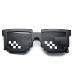 Slnečné okuliare obrúčky štýl Nerd Geek Minecraft - Oblečenie, obuv a doplnky