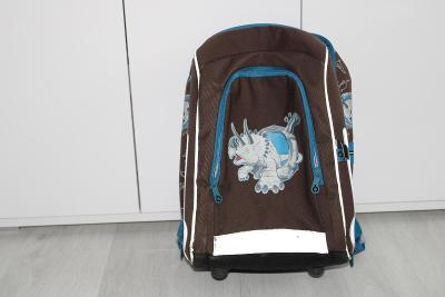 Školní batoh s potiskem nosorožce
