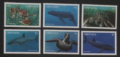 Grenada 1997 Mi.3433-8 15€ Mořská fauna ostrovů, ryby, krabi