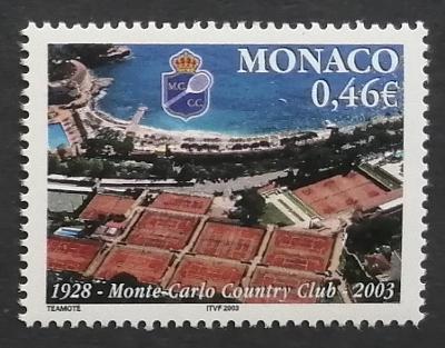 Monako 2003 Mi.2644 1€ 75 let tenisového klubu, sport