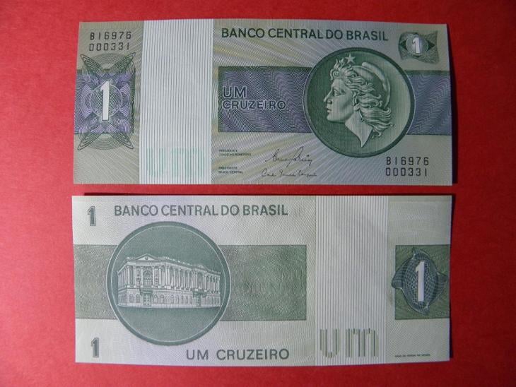 1 Cruzeiro ND(1990) Brazil - P191Ac - aUNC - /F18/ - Bankovky Amerika