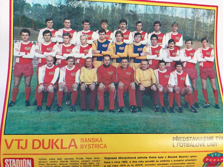 Časopis Stadión 1978 /50, VTJ Dukla Bánská Bystrica 