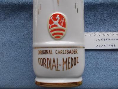 Originál porcelán karafa láhev alkohol Becherovka Karlovy Vary značena