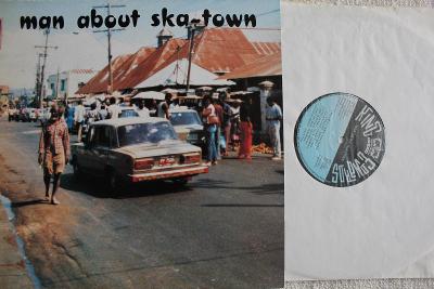 Various ‎– Man About Ska-Town LP 1990 vinyl UK Reggae Ska Kompilace NM