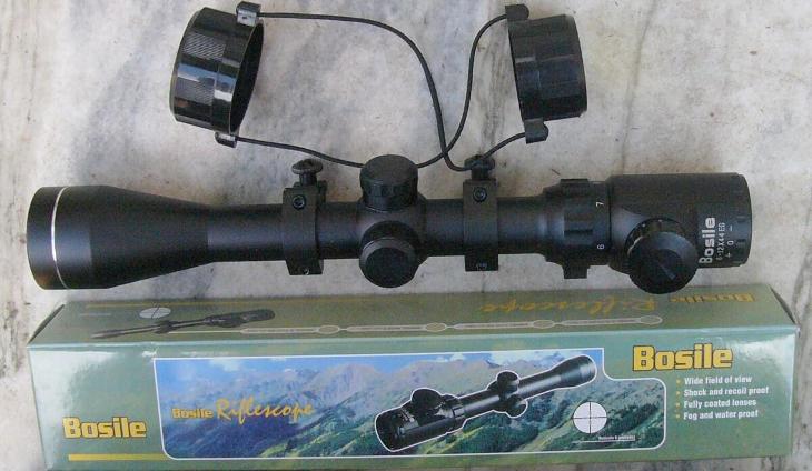 Puškohled Bosile 6 - 12 x 44 s podsvícením a montáží  - Sport a turistika