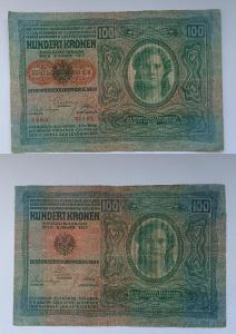 100 korun HUNDERT KRONEN 1912 PRO SBĚRATELE serie 3964 86186