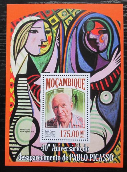 Mozambik 2013 Umenie, Pablo Picasso Mi# Block 814 Kat 10€ 2255 - Známky
