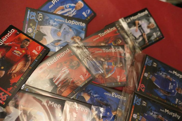 Sbírka kartiček fotbalisti  Premier League kopaná Topps Match Attax