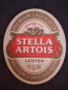 Pivní podtácek - Stella Artois 