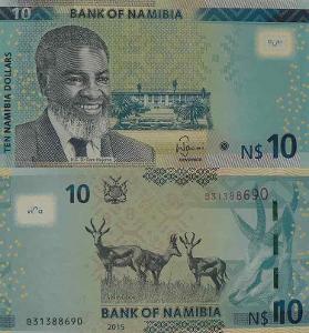 Namíbie 10 dollars P16  UNC