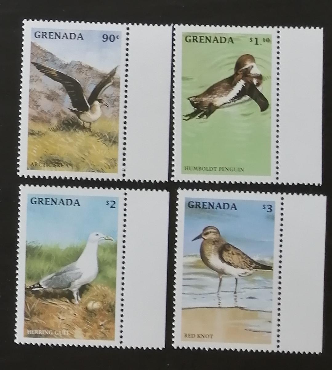 Grenada 1998 Mi.3707-0 8€ Morské vtáky, čajky, tučniaky, fauna - Tematické známky