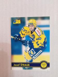 Hokejová karta -Josef Štraub