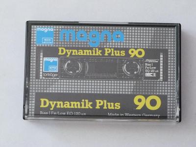 kazeta Magna Dynamic Plus 90, typ I, 1984-86