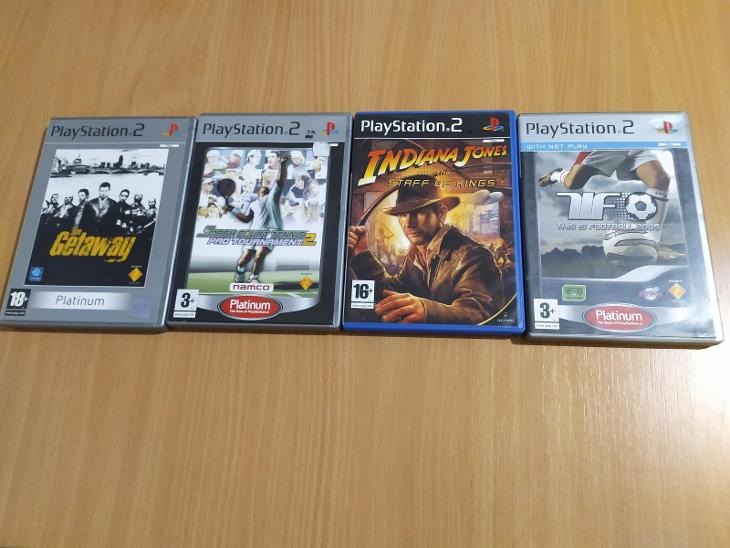 Hry na PS2 Indiana Jones , Getaway, Tennis , Football - Hry