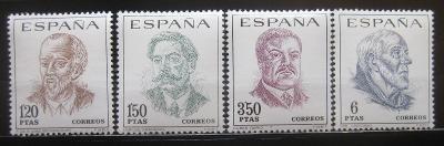 Španělsko 1967 Slavní muži Mi# 1724-27 1084
