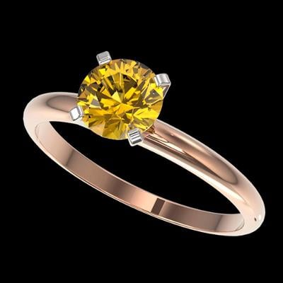 Překrásná souprava zlatých šperků se žlutými diamanty
