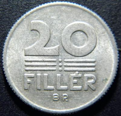 Maďarsko 20 Fillér 1981BP XF č29821