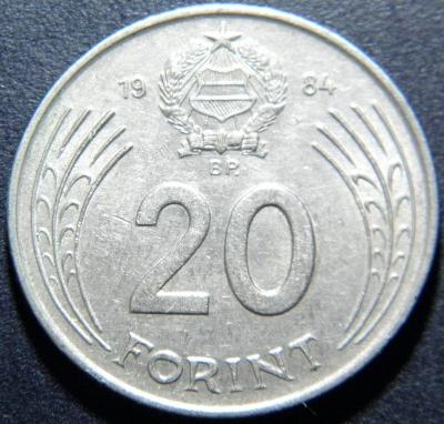 Maďarsko 20 Forint 1984BP XF č29307