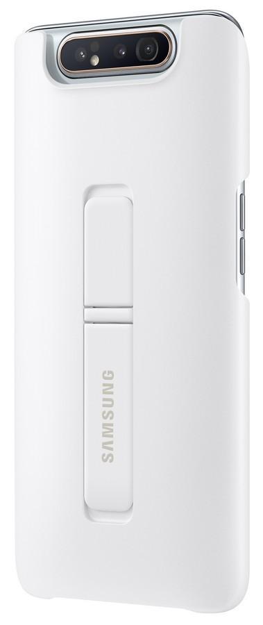 Pouzdro originál Samsung A80 EF-PA805CW Standing Cover Galaxy white