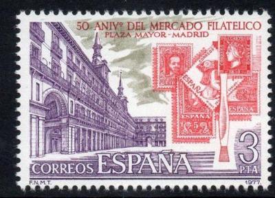 Španělsko 1977 Burza známek, 50. výročí Mi# 2301 2164