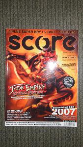 Herní časopis SCORE 155 // SCORE leden 2007 // velmi zachovalý