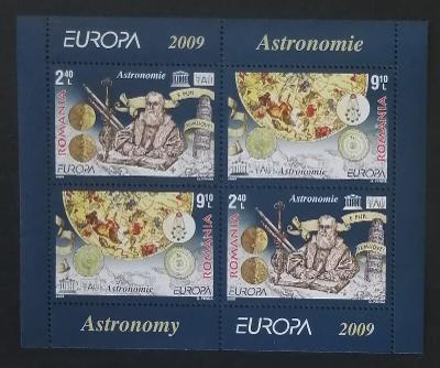 Rumunsko 2009 Bl.445I 17€ EUROPA, astronomie, vesmír a kosmos