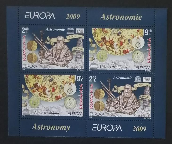 Rumunsko 2009 Bl.445I 17€ EUROPA, astronomie, vesmír a kosmos - Známky