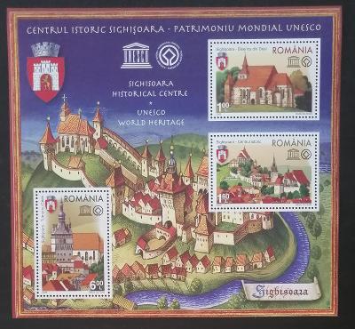 Rumunsko 2009 Bl.448 5,4€ UNESCO památky, hrady a zámky, stavby