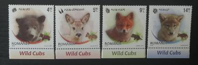 Rumunsko 2012 Mi.6663-6 23€ Fauna lesů, medvědi, lišky, vlci