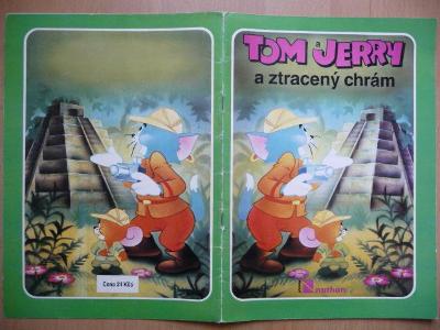 Časopis - TOM a JERRY a ztracený chrám - z roku 1990