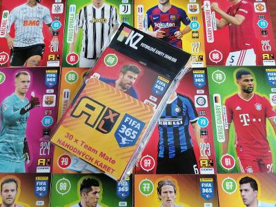 Fotbalové karty FIFA 365 - 2021 : VÝHODNÁ Sada 30.ks. karet !