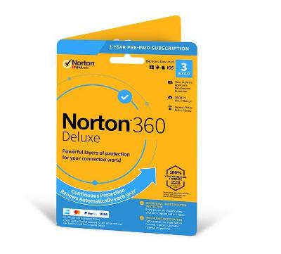 Norton 360 Deluxe 3 PC 1 ROK