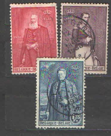 Belgie - 287-289 - 100.let nezavislosti - bel.král