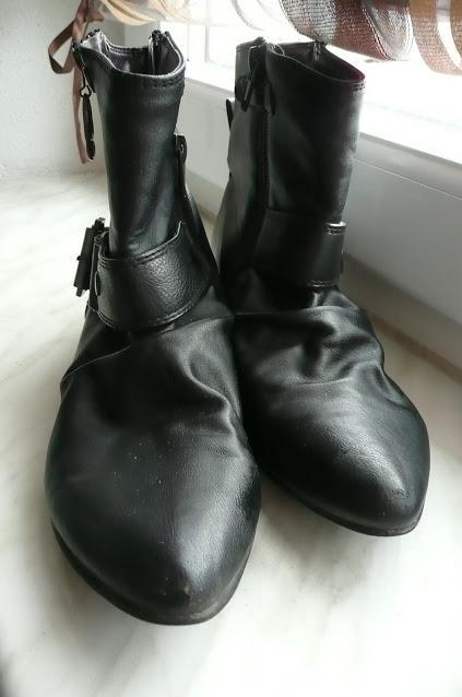 Kozačky dámské AGAXY vel.34 / kotníčkové boty - Dámské boty