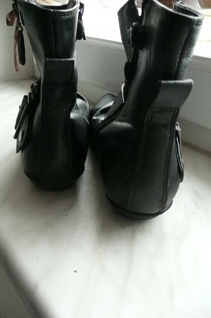 Kozačky dámské AGAXY vel.34 / kotníčkové boty - Dámské boty