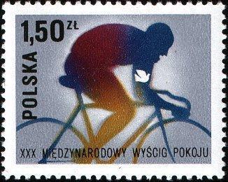 Polsko 1977 Známky Mi 2503 ** sport cyklistika Závod míru