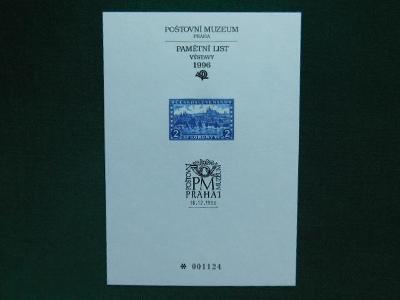 PTM 7 - 78.Výročí Založ - 1996 - Příležitostné Tisky Poštovního Muzea