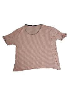 Dámské tričko Esprit růžovo-bílé pruhy
