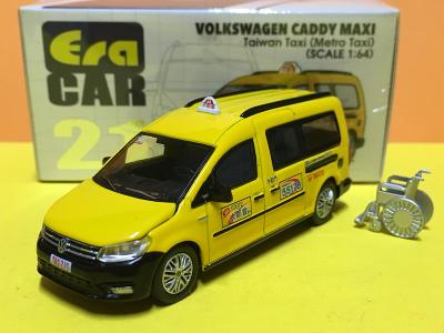 Volkswagen Caddy Maxi Taiwan Metro Taxi ERA Car 1/64 (L6-28)