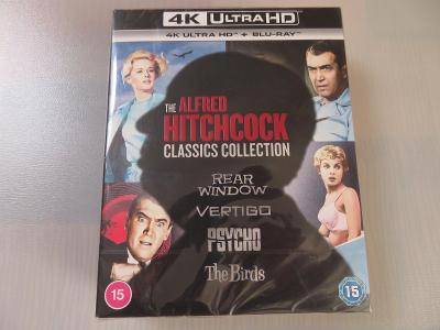 Alfred Hitchcock kolekce 4 filmů 4k UHD (CZ dabing i titulky)