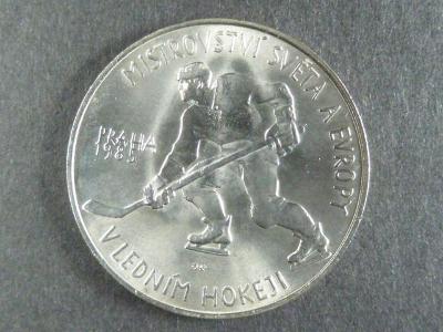 pamětní mince (158) 100 Kčs 1985 MS v hokeji