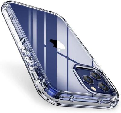 Silikonové pouzdro TPU 2mm zadní kryt transparentní obal pro iPhone 12