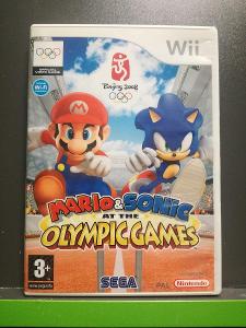 Mario and Sonic: At the Olympic Games (Wii)- komplet, jako nová