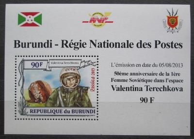 Burundi 2013 Valentina Těreškovová DELUXE Mi# 3123 Block 2327