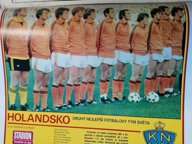 Časopis Stadión 1978 /33, Holandsko