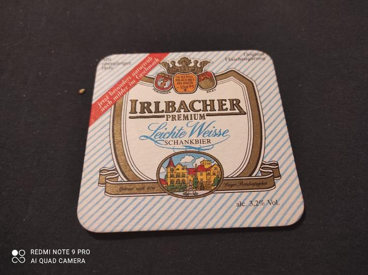 Irlbacher Premium pivní podtácek